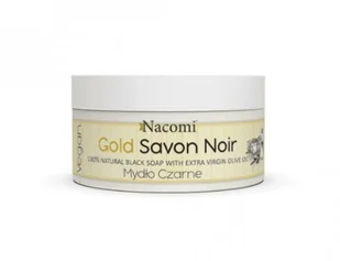 Nacomi Mydło Czarne Savon Noir Gold 125g - Mydła - miniaturka - grafika 3