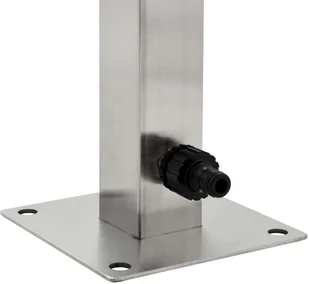 vidaXL Kran ogrodowy na słupku, stal nierdzewna, kwadratowy, 65 cm vidaXL - Inne akcesoria do nawadniania - miniaturka - grafika 5