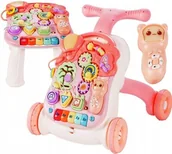 Pchacze - Chodzik Pchacz Interaktywny Stolik Edukacyjny 5w1 - miniaturka - grafika 1