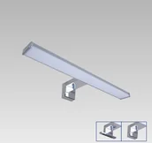 Lampy ścienne - Prezent TREMOLO DUALFIX 70209 kinkiet 8W/LED IP44 4000K PRE70209 - miniaturka - grafika 1