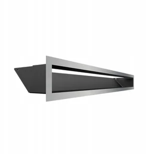 Kratki.pl Kratka wentylacyjna luft 90x800 mm - szlifowany LUFT/9/80/SZ - Akcesoria kominkowe - miniaturka - grafika 2