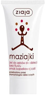 Ziaja Ziaja maziajki żel do zębów dla dzieci smak bąbelkowej coli - Szczoteczki do zębów dla dzieci - miniaturka - grafika 2