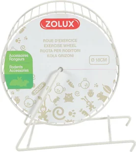 Zolux Kołowrotek metalowy 18 cm kol beżowy - Akcesoria dla gryzoni - miniaturka - grafika 2