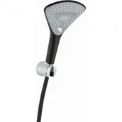 Słuchawki prysznicowe - Kludi 677508700 FIZZ 3S zestaw wannowo-natryskowy czarny mat - miniaturka - grafika 1