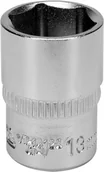 Klucze i nasadki - Yato NASADKA 13MM 1/4"" 6-KĄT CV KRÓTKA YT-14129 - miniaturka - grafika 1