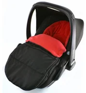 Śpiworki dla dzieci - For-your-Little-One Fotelik samochodowy śpiworek/Cosy Toes kompatybilny z Phil & teds Alpha New Born fotelik samochodowy Fire Czerwony - miniaturka - grafika 1