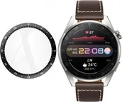 Akcesoria do smartwatchy - HUAWEI Best Accessories Best Accessories FOLIA OCHRONNA Z RAMKĄ 3D DO WATCH 3 PRO 48mm 2836 - miniaturka - grafika 1