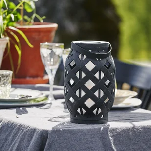 Best Season Latarnia LED Flame Lantern, czarna, wysokość 23 cm - Lampy ogrodowe - miniaturka - grafika 5