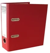 Segregatory - Elba 100022640 segregator "Rado Plast" | 1 sztuki | A5, wysoka | 7,5 cm szerokości | z otworem do chwytania | PCW | przezroczysta kieszeń na grzbiecie | czerwony - miniaturka - grafika 1