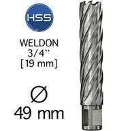 Wiertła - HSS Fi 49 x 55 mm Frez Trepanacyjny Wiertło rurowe - miniaturka - grafika 1