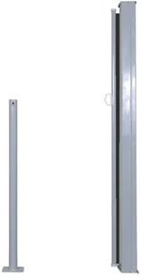 vidaXL Zwijana markiza boczna, 120 x 300 cm, czarna - Markizy - miniaturka - grafika 3