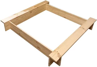 SASKA GARDEN Piaskownica tradycyjna z ławeczką luxe Saska Garden - Place zabaw - miniaturka - grafika 2