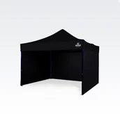 Pawilony ogrodowe - BRIMO Pawilon 3x3m - plus 3 ściany - Czarny - miniaturka - grafika 1