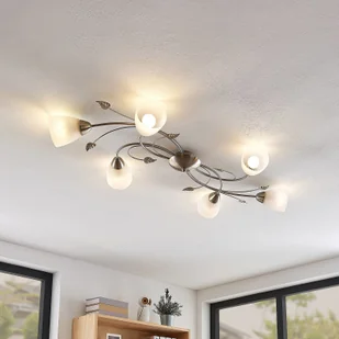 Lindby Yannie lampa sufitowa LED, 6-punktowa - Lampy sufitowe - miniaturka - grafika 2