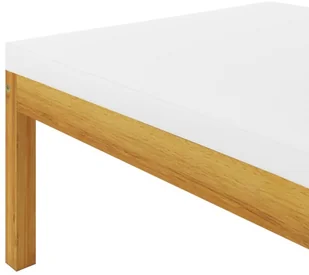 vidaXL 6-cz. zestaw wypoczynkowy do ogrodu, kremowe poduszki, akacja 3057876 - Meble ogrodowe - miniaturka - grafika 7