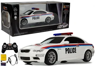 Import LEANToys Auto Zdalnie Sterowane Policja 1:18 R/C LT4862-0 - Zabawki zdalnie sterowane - miniaturka - grafika 3
