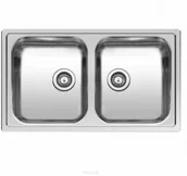 Zlewozmywaki - Reginox CENTURIO L20 85x49 cm stal - miniaturka - grafika 1