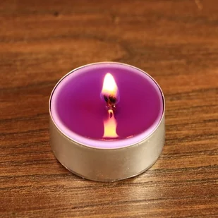 Magoi Agni Tealight - fioletowa świeca z wosku (herbaciarka) drim80 - Świece - miniaturka - grafika 2