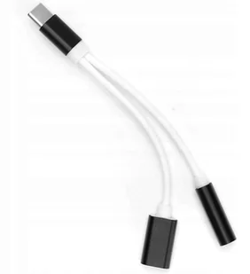Adapter Usb Typ C - Mini Jack 3,5mm + Ładowanie - Złącza, przejściówki, adaptery - miniaturka - grafika 3