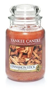 Yankee Candle Świeca zapachowa duży słój Cinnamon Stick 623g - Świece - miniaturka - grafika 4