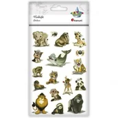 Zabawki kreatywne - Titanum Naklejki wypukłe ZWIERZĘTA 457788 - miniaturka - grafika 1