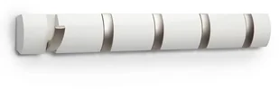 Umbra Listwa z 5 wieszakami Flip biała, 51x7x3 cm - Wieszaki i stojaki - miniaturka - grafika 5