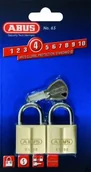 Kłódki - Abus ABUS  65/30 30 MM z mosiądzu z kłódką Twin Carded  abu6530tc ABU6530TC - miniaturka - grafika 1