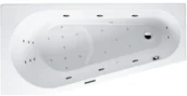 Wanny z hydromasażem - Riho Delta wanna asymetryczna 150x80cm z hydromasażem Joy prawa BB80005J1MH1144 - miniaturka - grafika 1