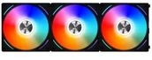 Wentylatory komputerowe - Lian Li Lian Li 3 Pack - UNI FAN AL120 RGB PWM fan - 120mm black - Chłodzenie do obudowy - 120 mm - 28 dBA UF-AL120-3B - miniaturka - grafika 1