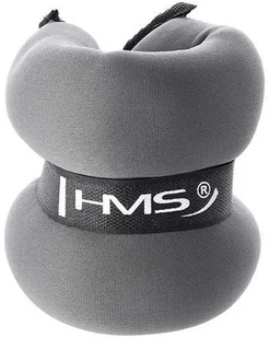 HMS OB05 GRAY OBCIĄŻNIKI NA RĘCE I NOGI 2 x 2 KG - Pozostały sprzęt i akcesoria do ćwiczeń - miniaturka - grafika 2