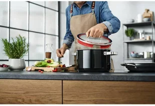 WMF Fusiontec Functional garnek 20cm, 3,7l z pokrywą, czarny 0517305290 - Garnki - miniaturka - grafika 5