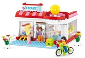 Klocki - Sluban M38-B0529 zestaw budowlany dziewcząt-marzenie Supermarket - miniaturka - grafika 1