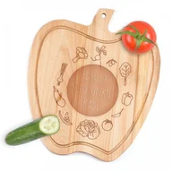 Deski do krojenia - Murrano Personalizowana Deska do Krojenia Zdrowe Jedzonko DSK-JAB-008 - miniaturka - grafika 1