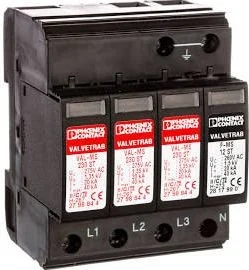 Phoenix Contact Ogranicznik przepięć typu 2 4P 40kA 1,35kV 275V 2838209 2838209 - Piorunochrony Phoenix Contact Ogranicznik przepięć typu 2 4P 40kA 1,35kV 275V 2838209 2838209 - Piorunochrony - miniaturka - grafika 1