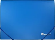 Szkolne artykuły papiernicze - Titanum Teczki z gumką A5 (TGG5BL) - miniaturka - grafika 1