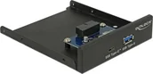 Akcesoria do komputerów stacjonarnych - Delock Panel przedni 3.5&quot 1x USB-A 3.1 gen 1 + 1x USB-C 3.1 gen 1 63962 - miniaturka - grafika 1