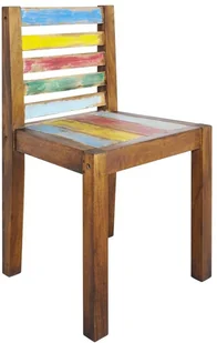 vidaXL Lumarko Krzesła stołowe, 4 szt., lite drewno z odzysku 326180 - Krzesła - miniaturka - grafika 11