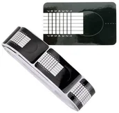 Sztuczne paznokcie i akcesoria - Allepaznokcie Szablony formy wąskie czarne 100 szt - miniaturka - grafika 1