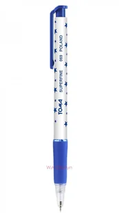 TOMA Długopis Superfine aut. 0,5mm nieb. (20szt) - Długopisy - miniaturka - grafika 3