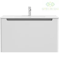 Szafki łazienkowe - Oltens Oltens Jog szafka 80 cm podumywalkowa wisząca biały połysk 60001000 - miniaturka - grafika 1