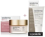 Zestawy kosmetyków damskich - Sesderma Reti Age Cream Anti Aging + Retises 0,25% ZESTAW Krem przeciwzmarszczkowy 50 ml + Regenerujący krem przeciwzmarszczkowy 30 ml - miniaturka - grafika 1