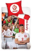 Pościel - Carbotex Pościel Reprezentacja Polski PZPN 160x200 cm, 2-częściowa - miniaturka - grafika 1