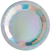 Naczynia i sztućce jednorazowe - SANTEX Talerzyki papierowe "Classic, opalizujący", SANTEX, 23 cm, 10 szt SX5673-44 - miniaturka - grafika 1