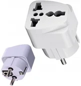 Adaptery i przejściówki - Adapter przejściówka Uk na Eu Pl Angielska Wtyczka - miniaturka - grafika 1