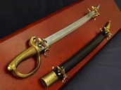 Repliki - broń - Denix SA REPLIKA SZABLI NAPOLEOŃSKIEJ NA TABLO MODEL 4127+TD 4127+TD - miniaturka - grafika 1