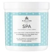 Kallos SPA, krem do masażu rąk i stóp Coconut & Collagen, 500 ml - Pielęgnacja stóp - miniaturka - grafika 3
