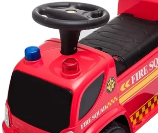 Lean CARS Pojazd Jeździk Straż Pożarna Drabina Bańki Mydlane Dźwięki Koguty LT-9180-0 - Jeździki dla dzieci - miniaturka - grafika 8