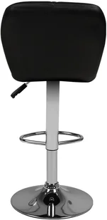 ACTIVESHOP Hoker Barowy M01 Pikowany Regulowany Czarny 10003_132517 - Krzesła i taborety kosmetyczne - miniaturka - grafika 3