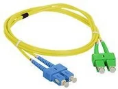 Kable miedziane - A-LAN FO Patch cord SC/APC-SC duplex SM 9/125 2.0m FOC-SCASC-9SMD-2 FOC-SCASC-9SMD-2 - miniaturka - grafika 1