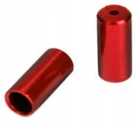 Części rowerowe - Końcówka Pancerza Przerzutki Czerwona KON12 - miniaturka - grafika 1